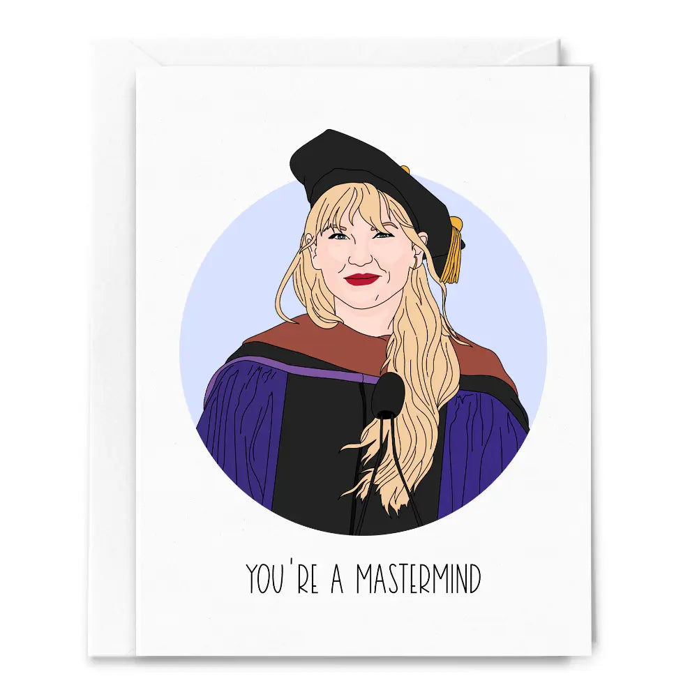 You're A Mastermind Graduation Card