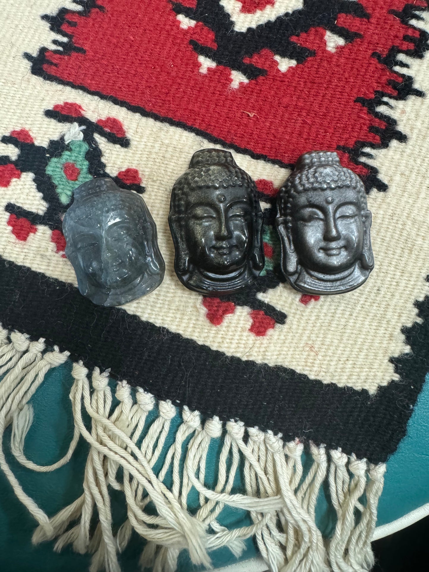 Crystal Carved Buddha Face