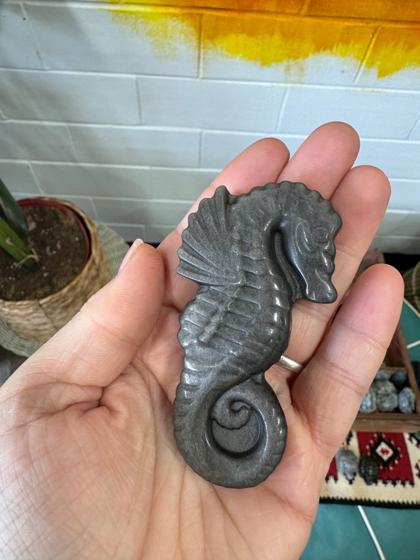 Crystal Carved Seahorse
