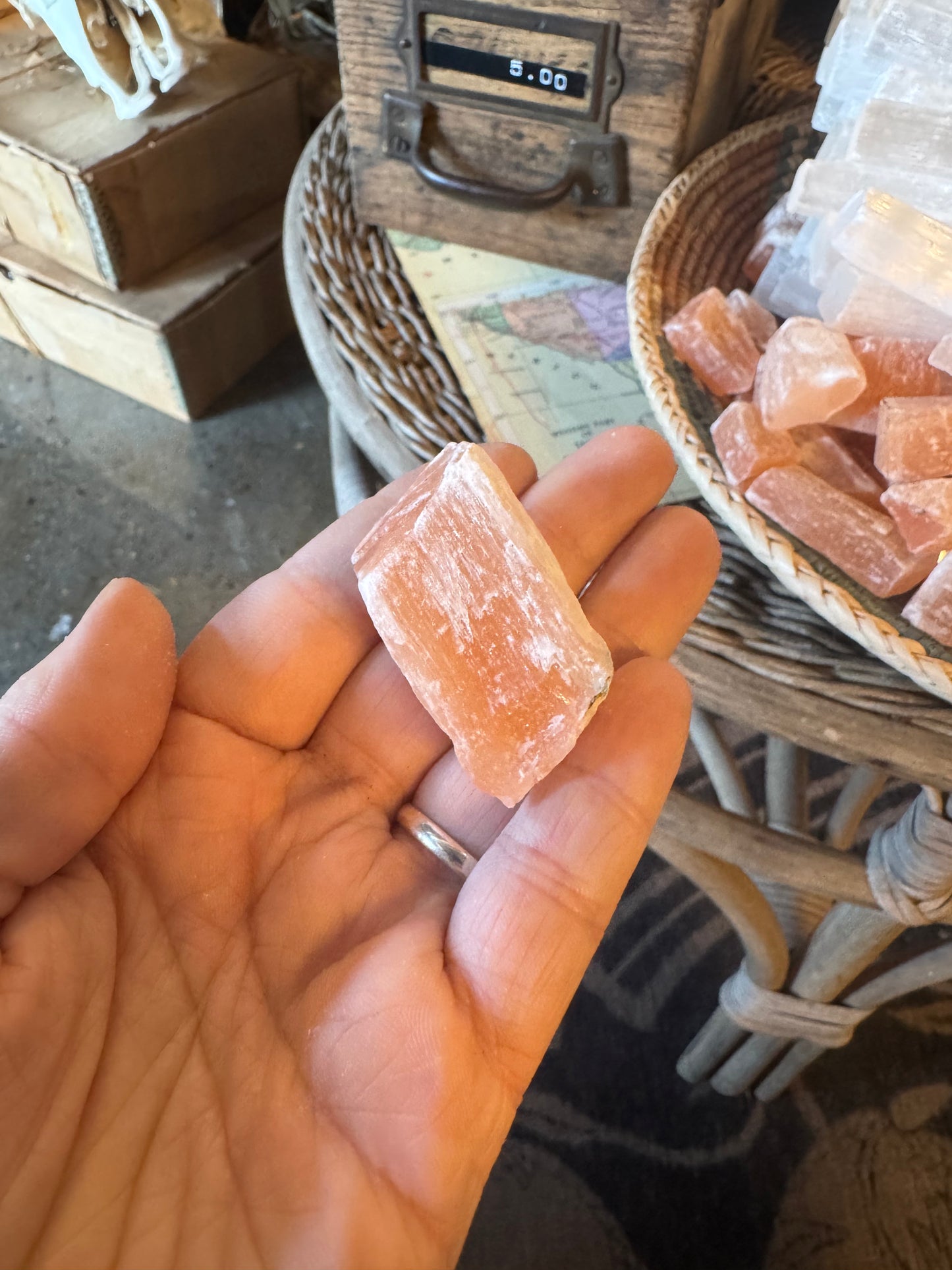 Raw Pink Selenite