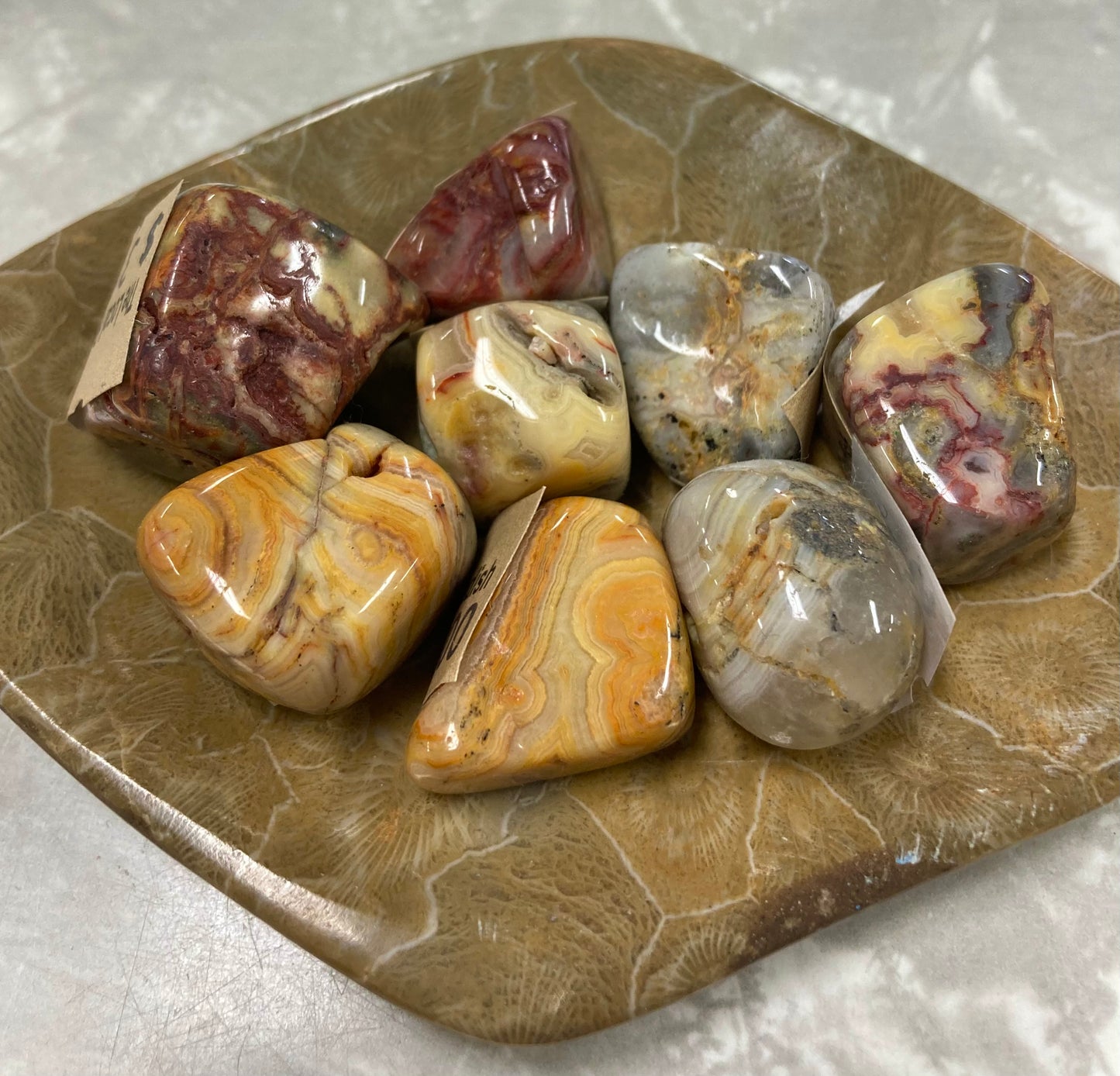 Crazy Lace Agate Tumbles