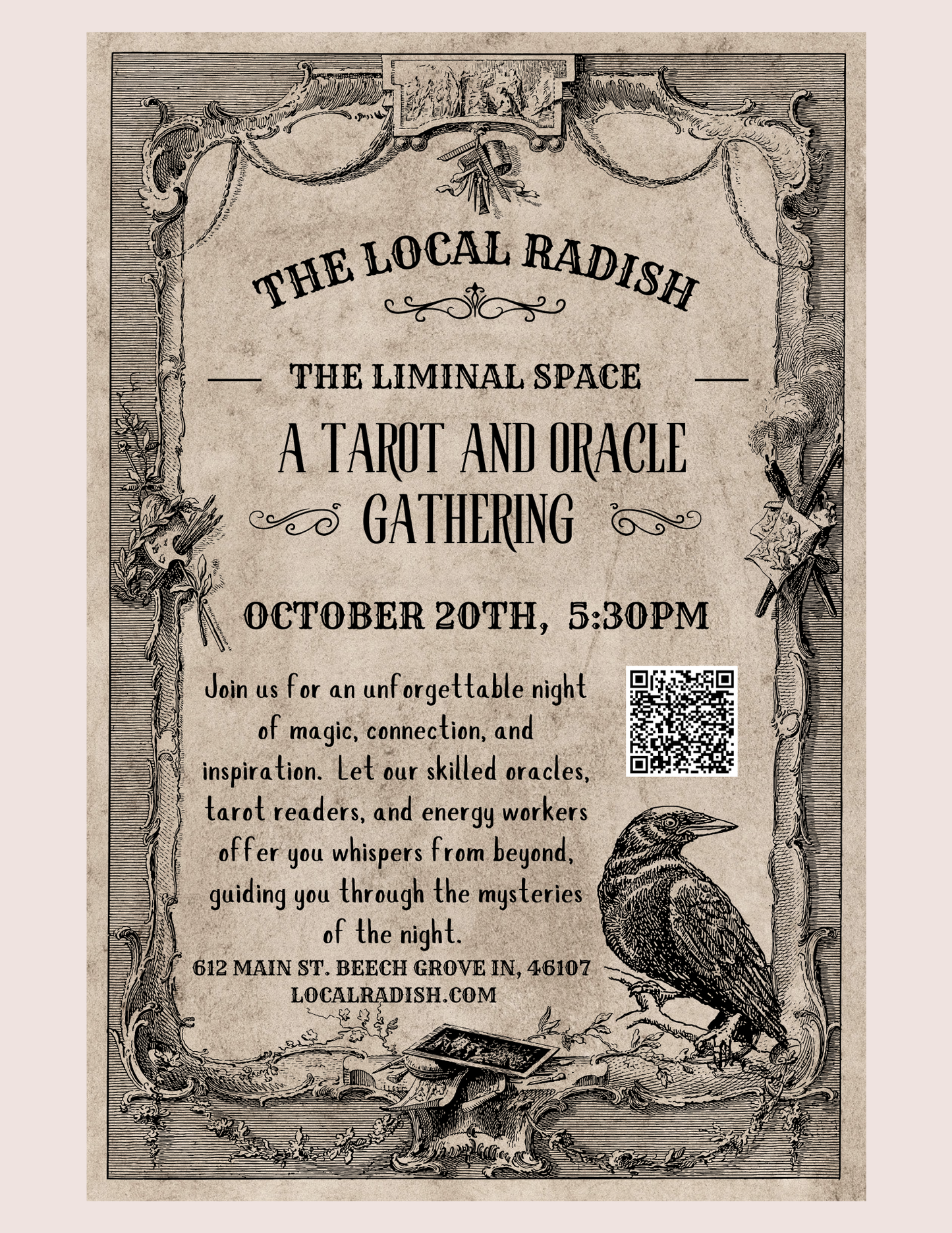 The Liminal space: A Tarot and Oracle Gathering 
- (Tickets)