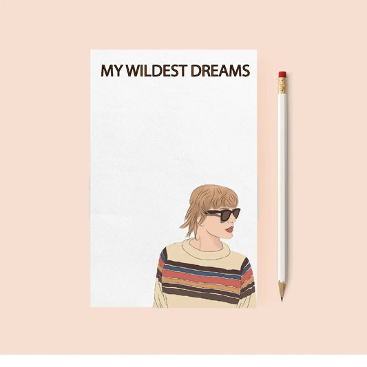 Wildest Dreams Notepad (Taylor Swift)