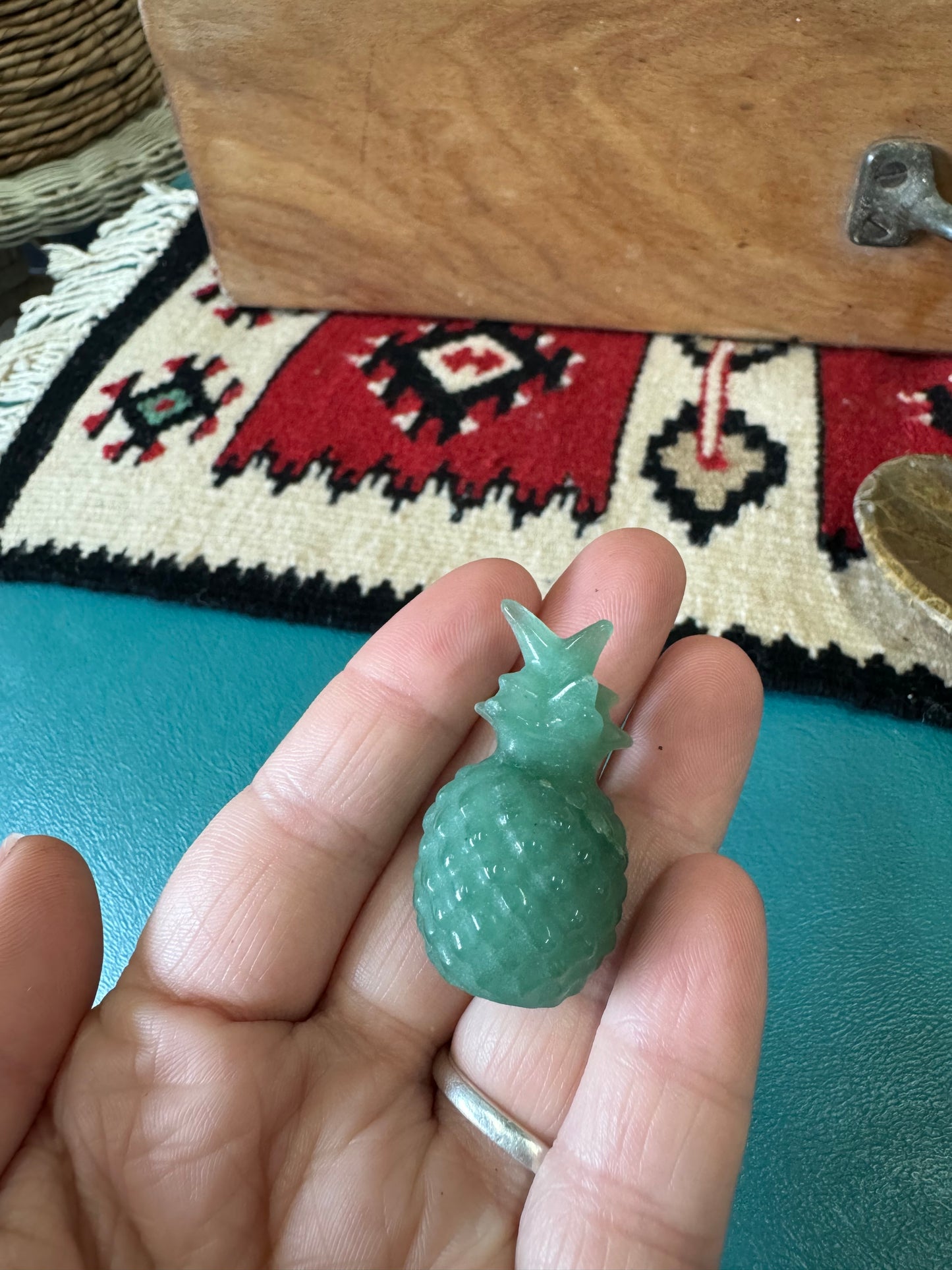 Carved Crystal Pineapple