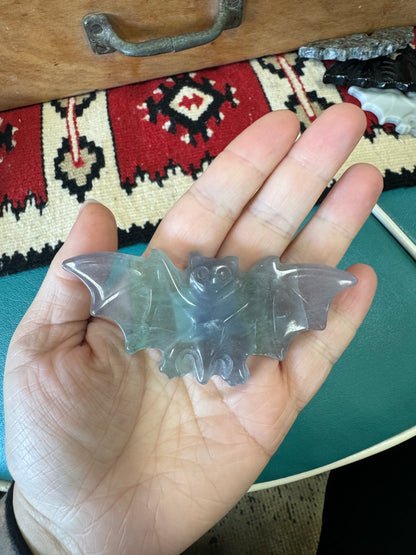 Crystal Carved Bats