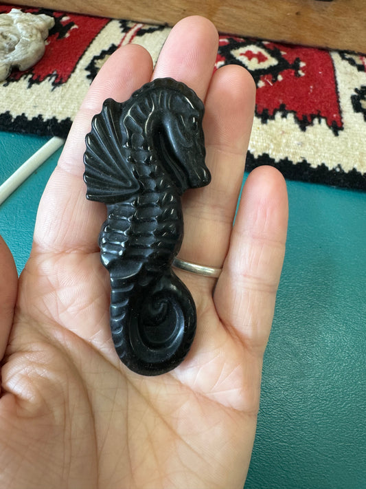 Crystal Carved Seahorse