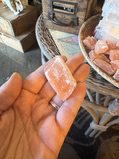Raw Pink Selenite