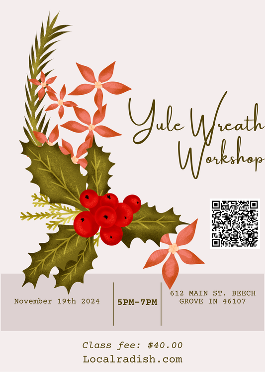 The Local Radish Hosts a DIY Yule Wreath Workshop (November)