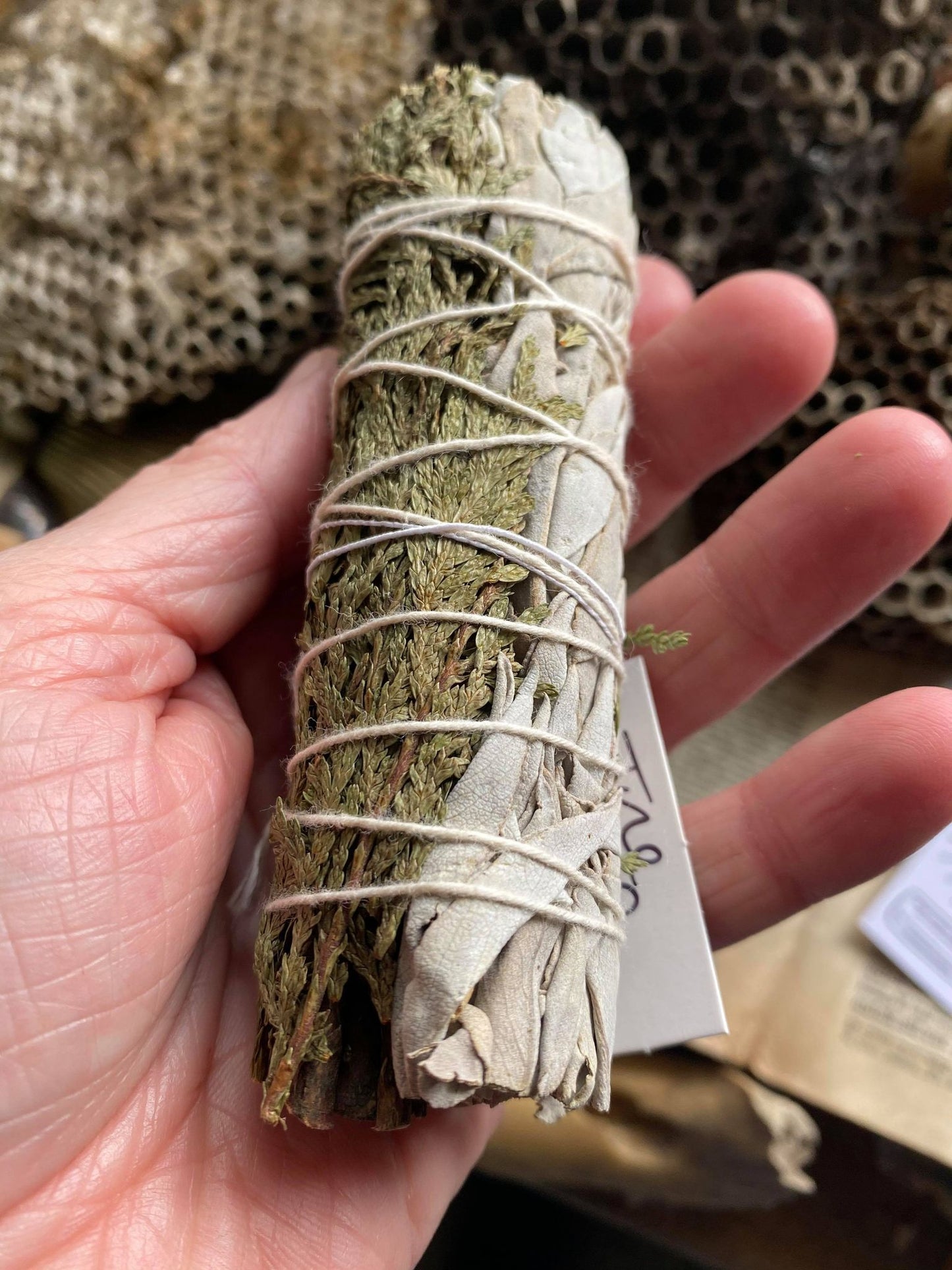 White Sage with Cedar Bundle