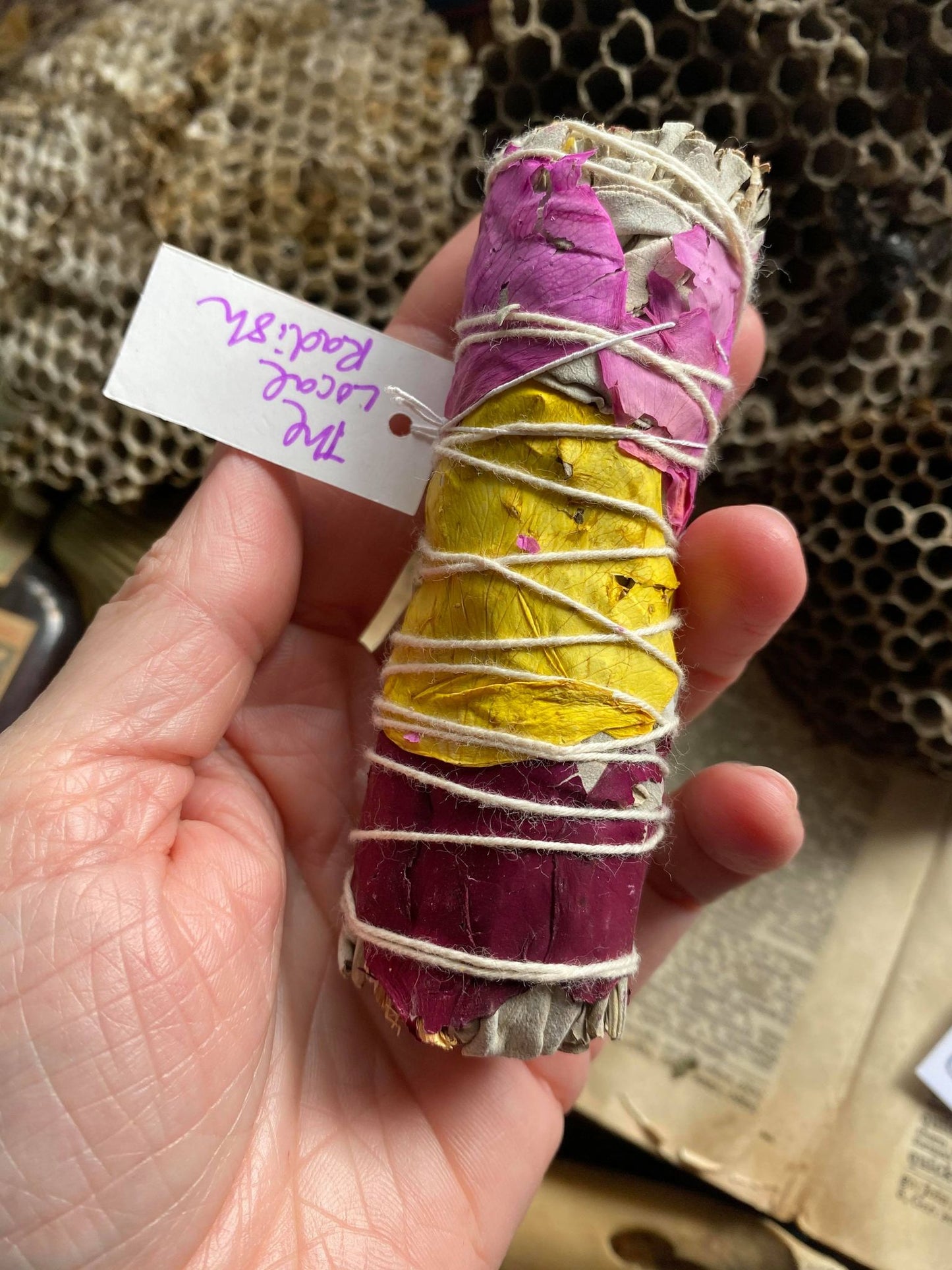 Rose with White Sage Bundle