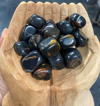 Blue Tigers Eye (Hawk Eye) Tumbles