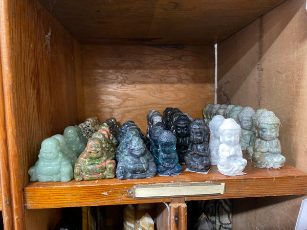 Crystal Buddha Figure