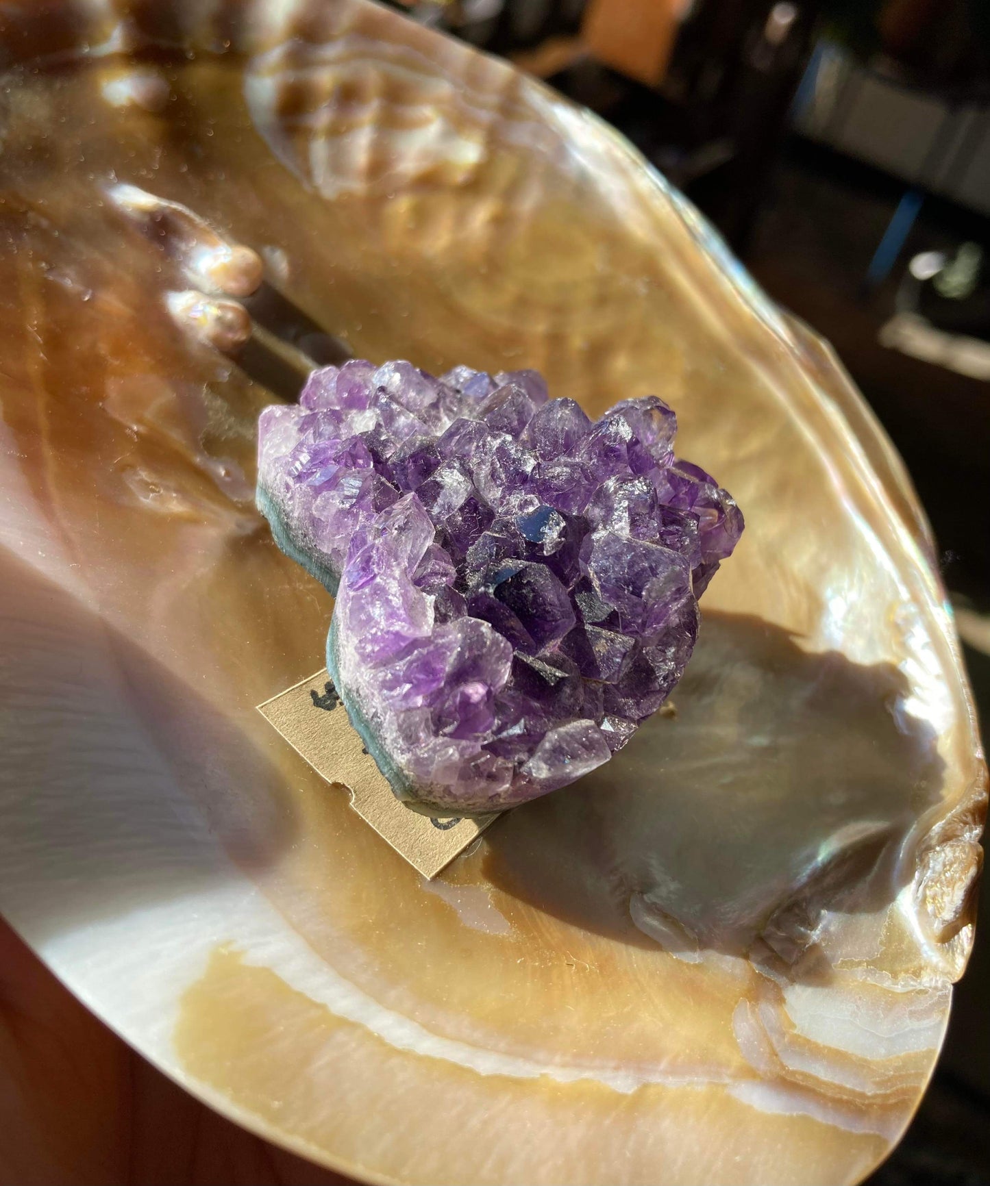 Amethyst Heart Cluster