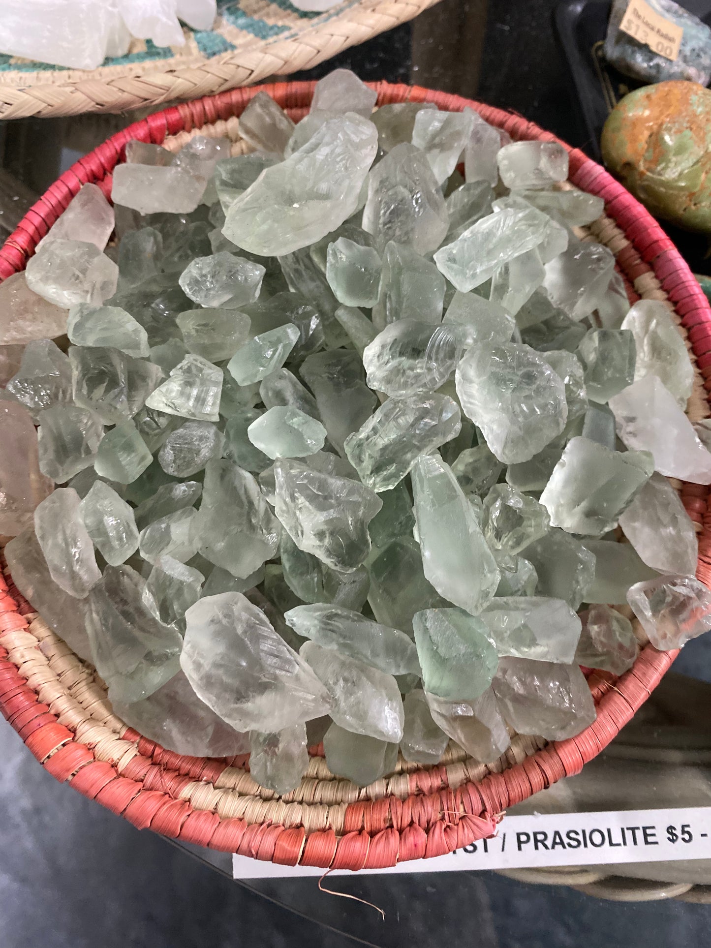 Raw Green Amethyst (Prasiolite)