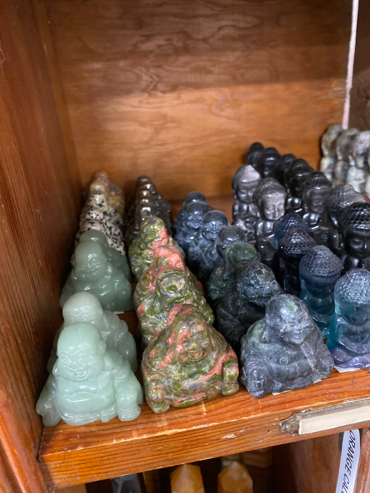 Crystal Buddha Figure