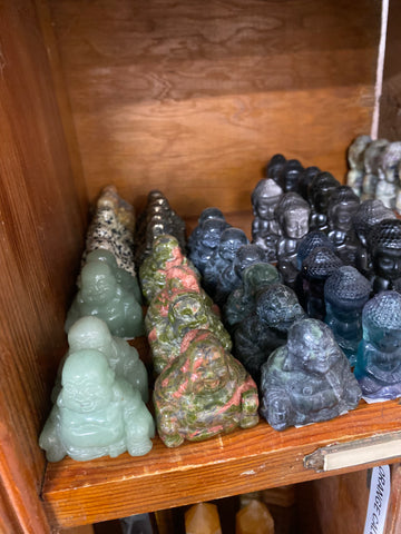 Crystal Buddha Figure