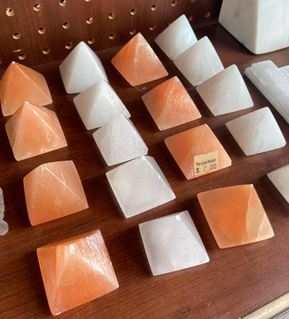 Selenite Pyraminds