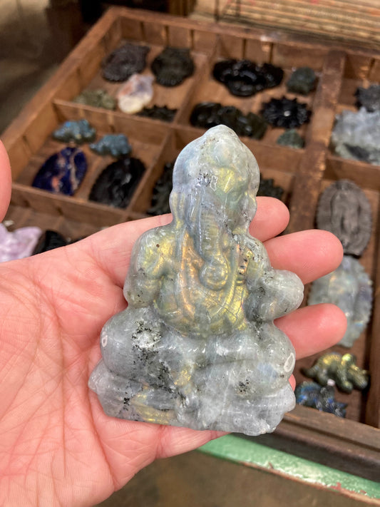 Large Labradorite Ganesh