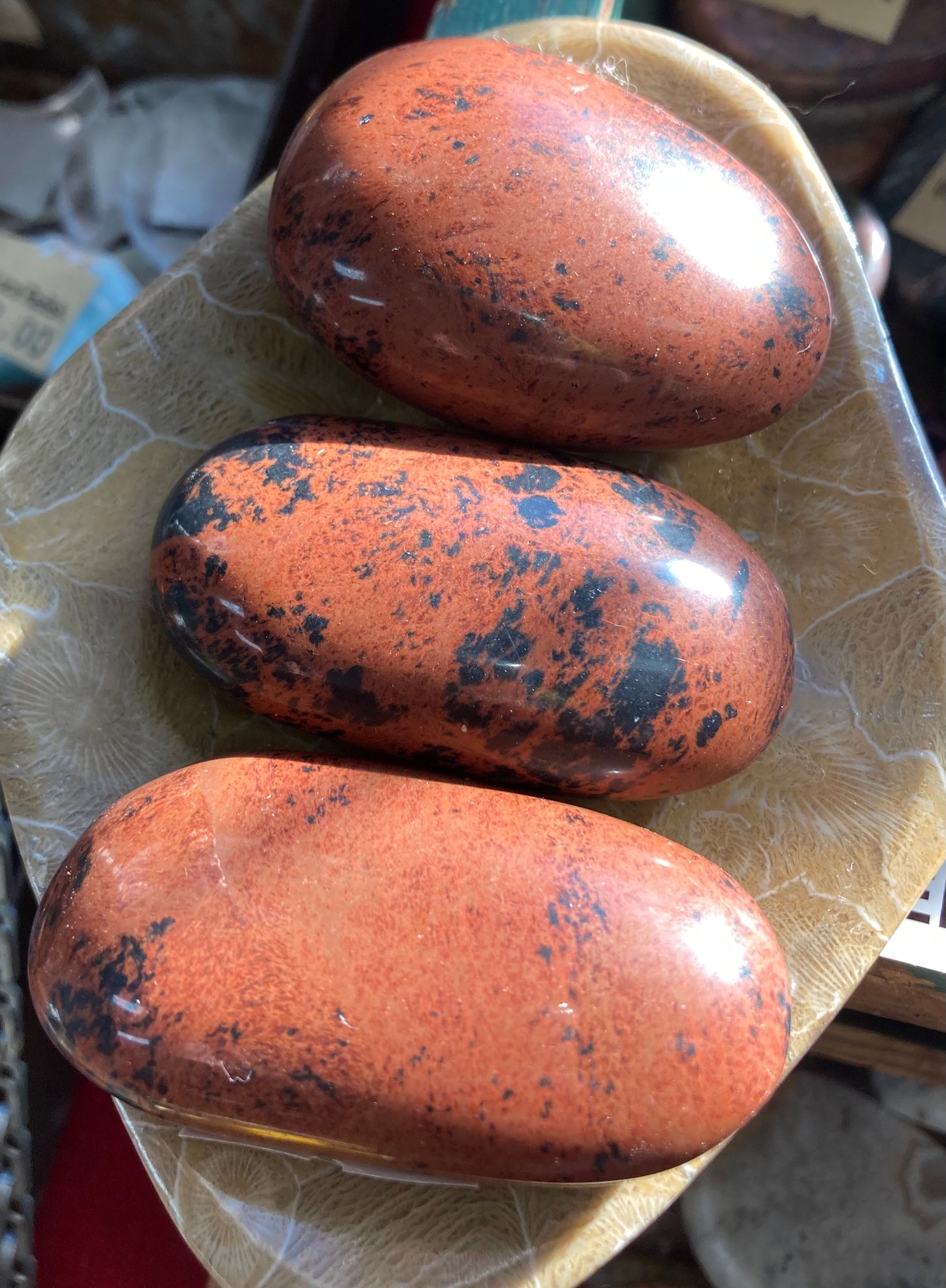 Mahogany Obsidian Palmstone