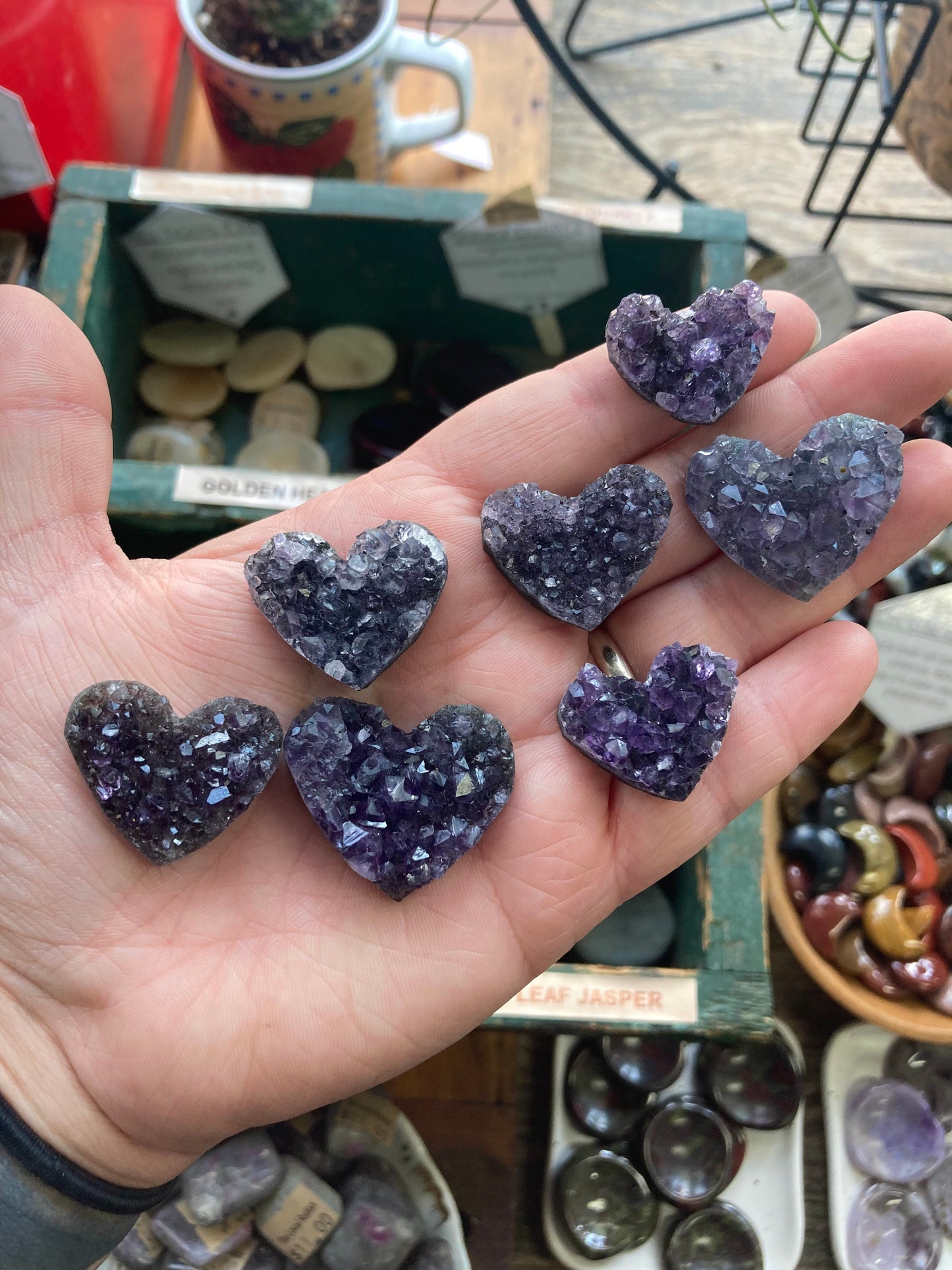 Amethyst Hearts