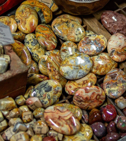 Crazy Lace Agate Palmstones