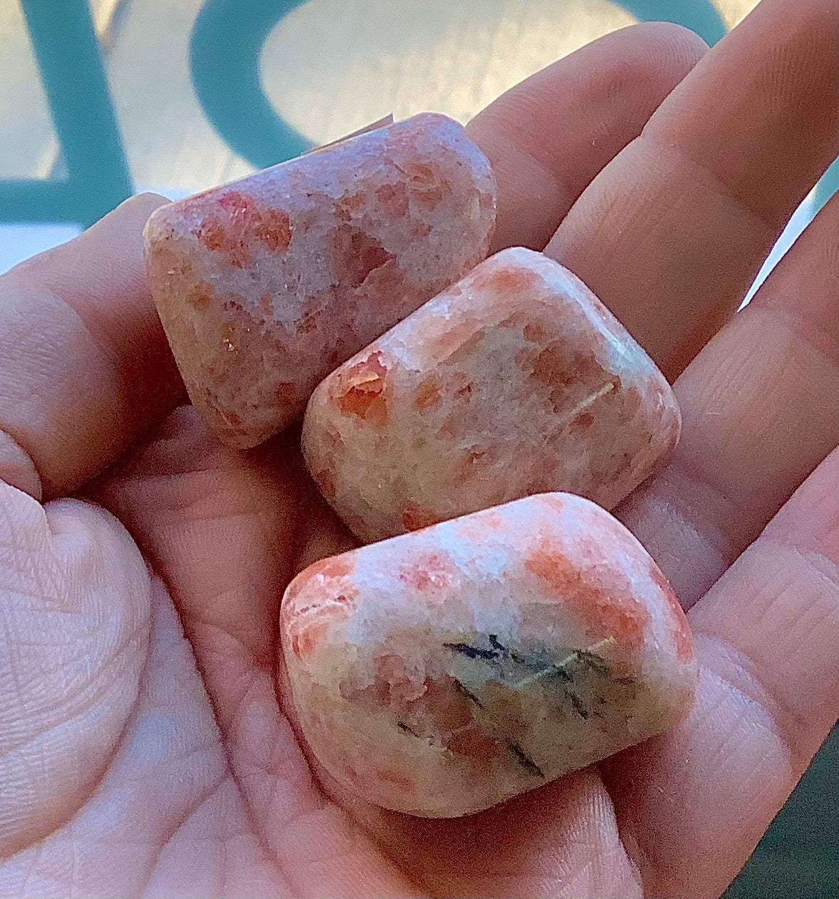 Sunstone Crystal Tumbles