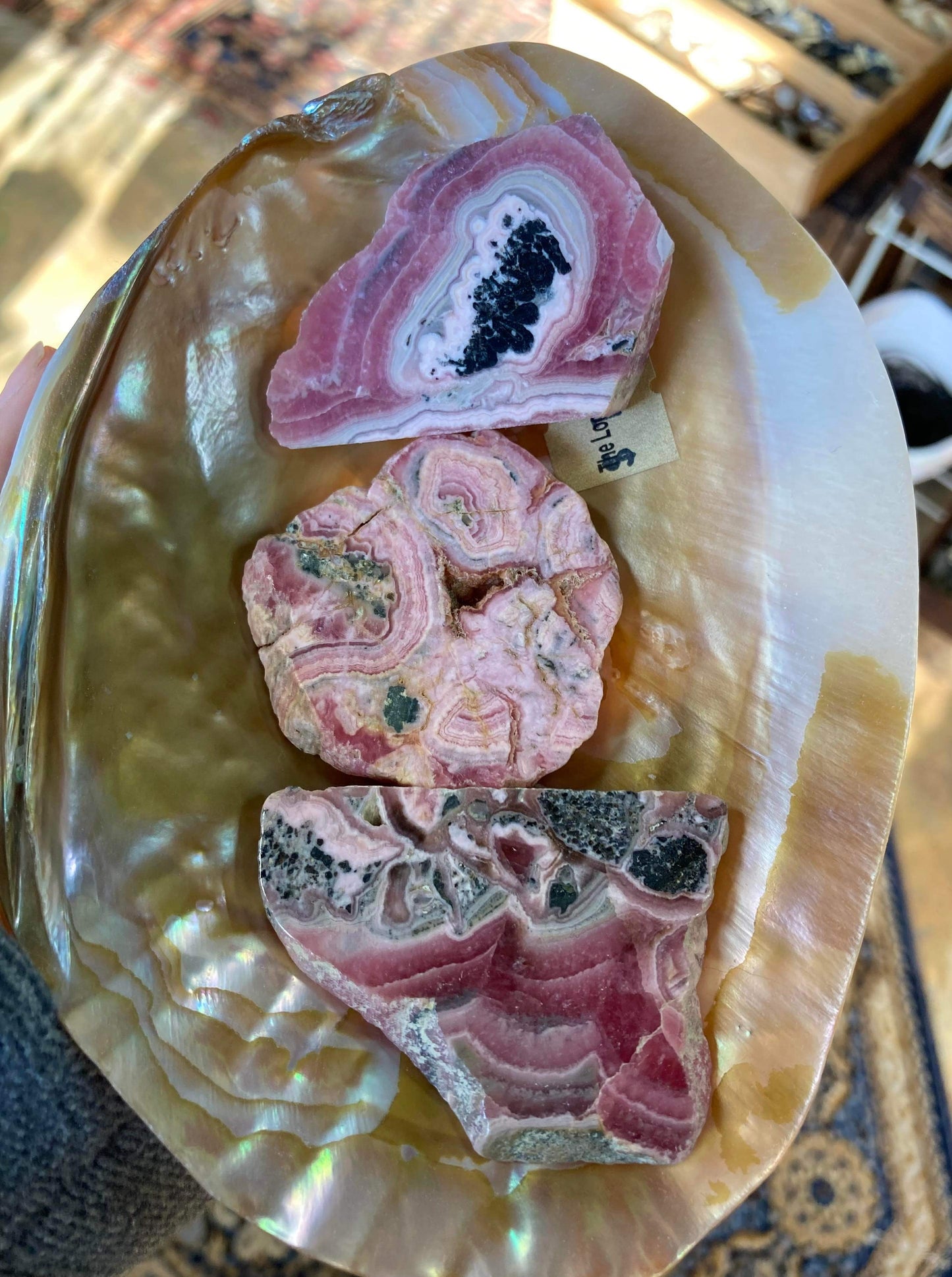 Rhodochrosite Slices