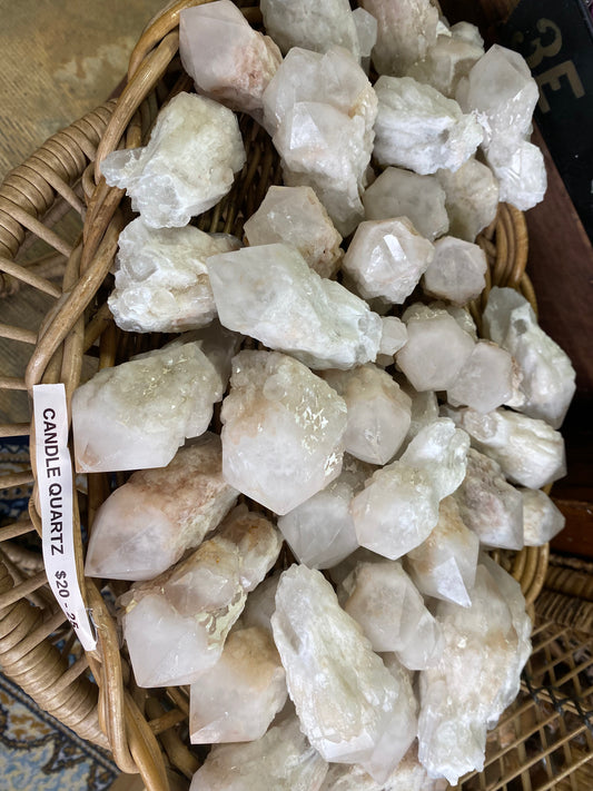 Raw Candle Quartz Chunk