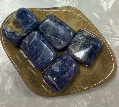 Iolite crystal tumble