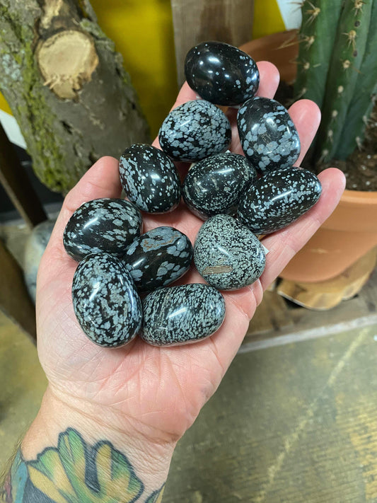 Snowflake Obsidian Tumble