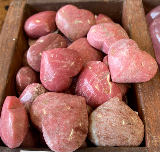 Rhodonite Heart