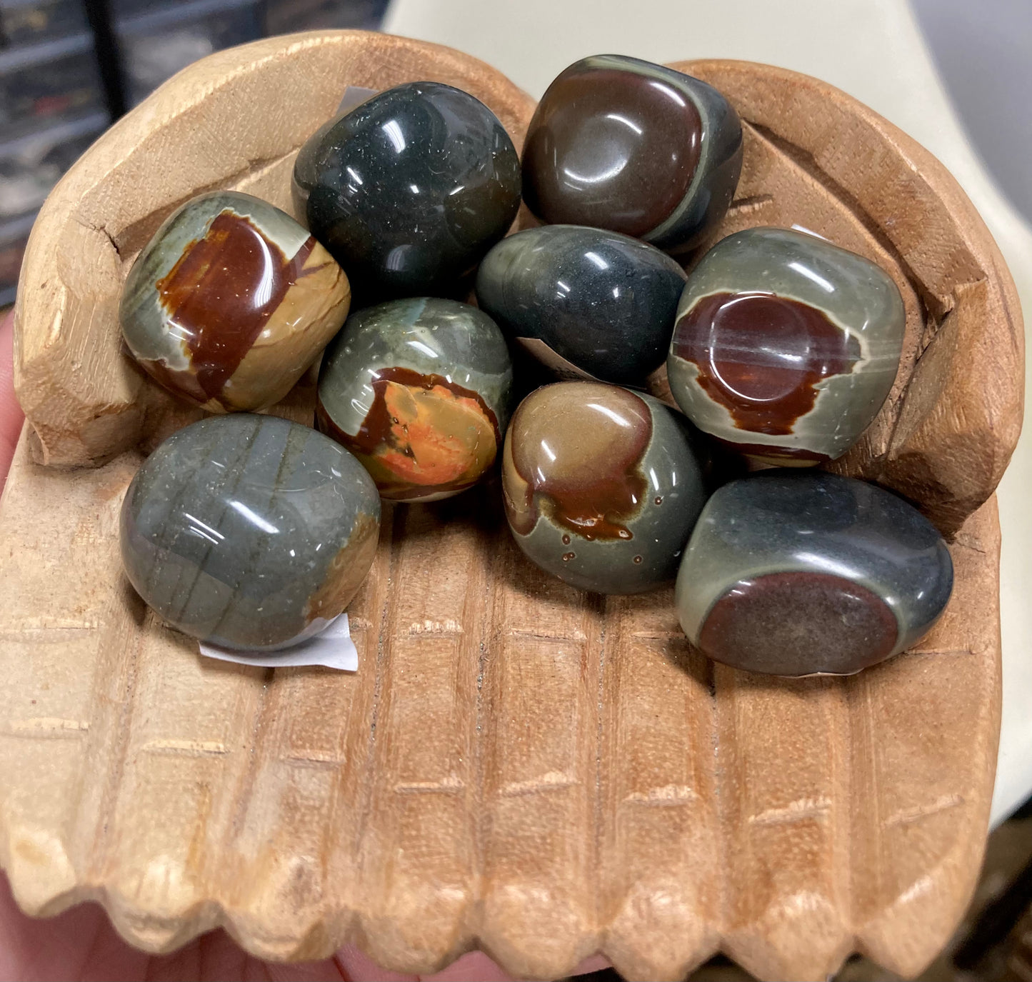 Polychrome Jasper Tumbles