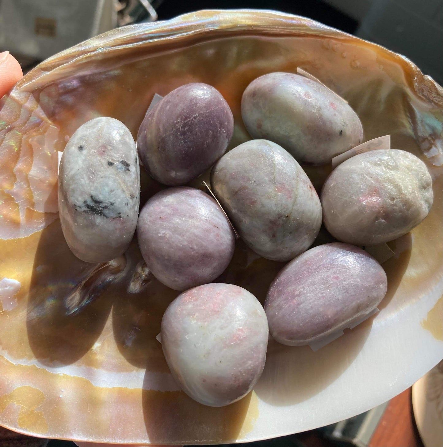 Pink Tourmaline Tumbles