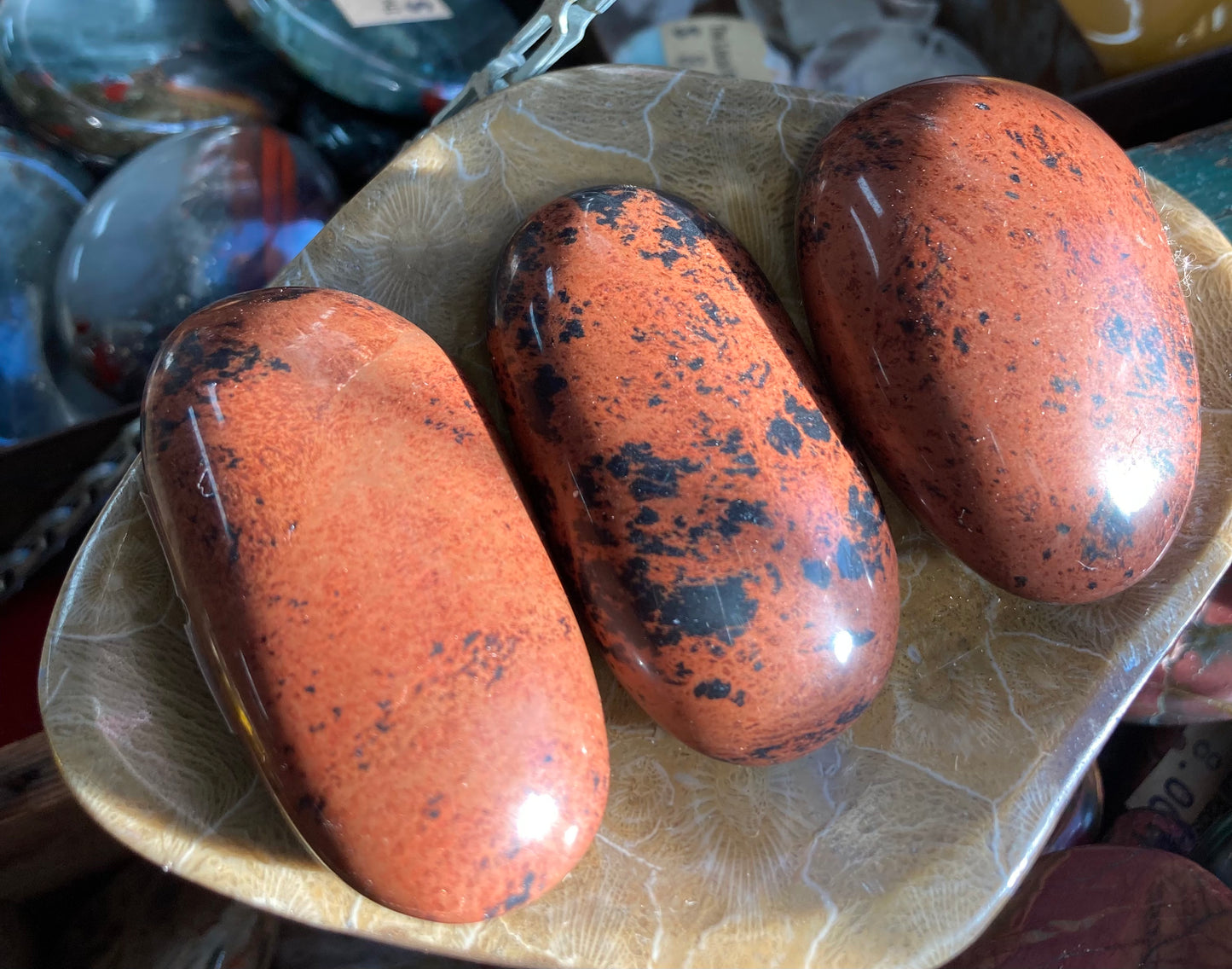 Mahogany Obsidian Palmstone