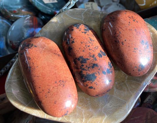 Mahogany Obsidian Palmstone