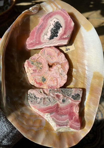 Rhodochrosite Slices