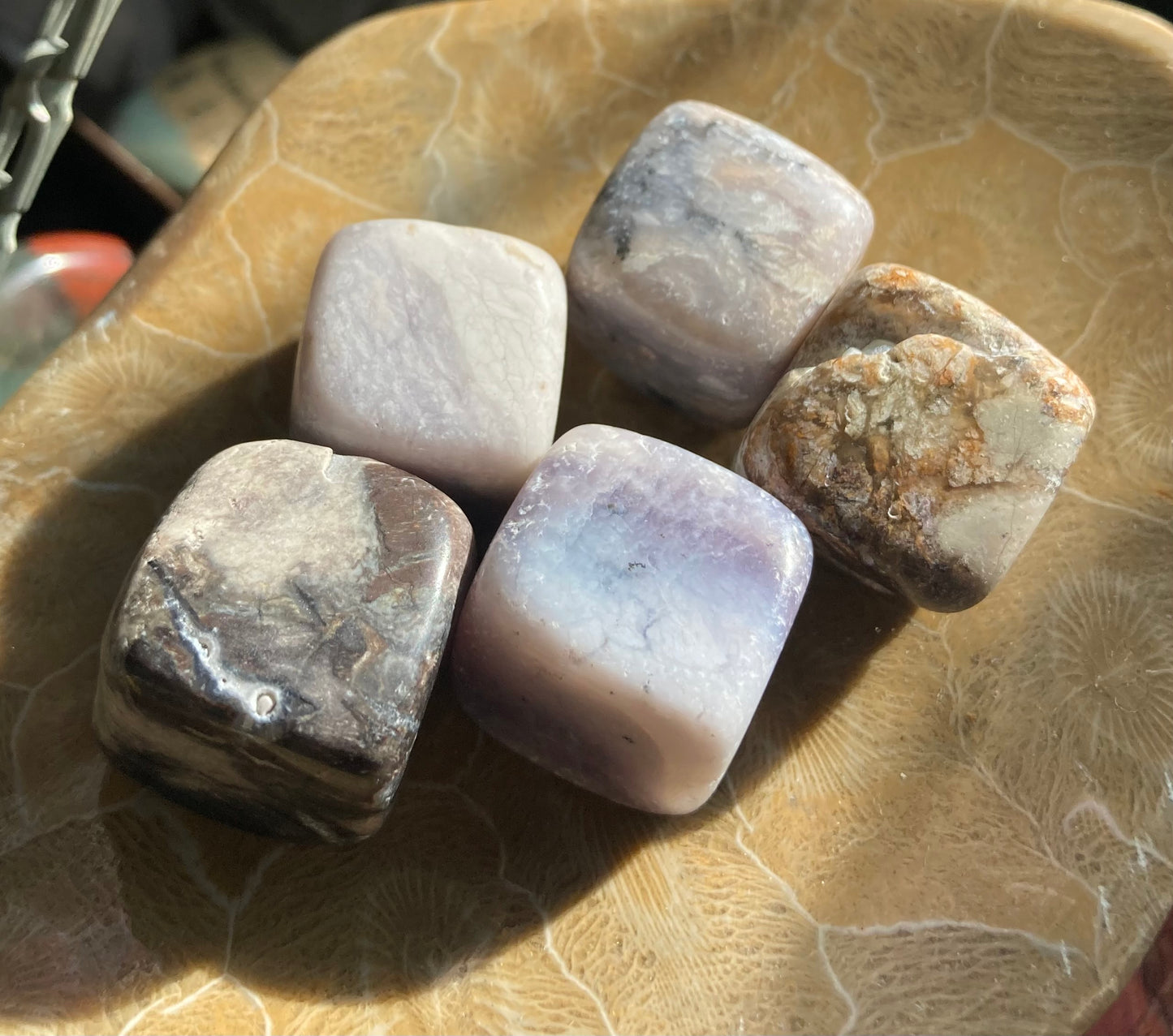 Flower Agate Squares