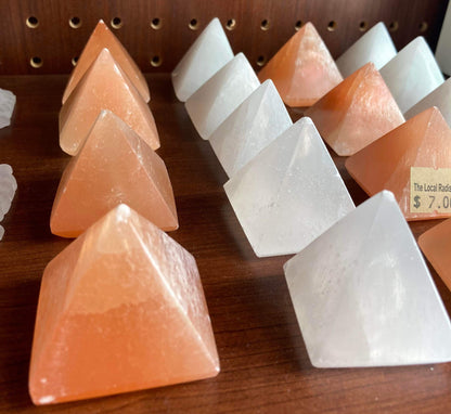 Selenite Pyraminds