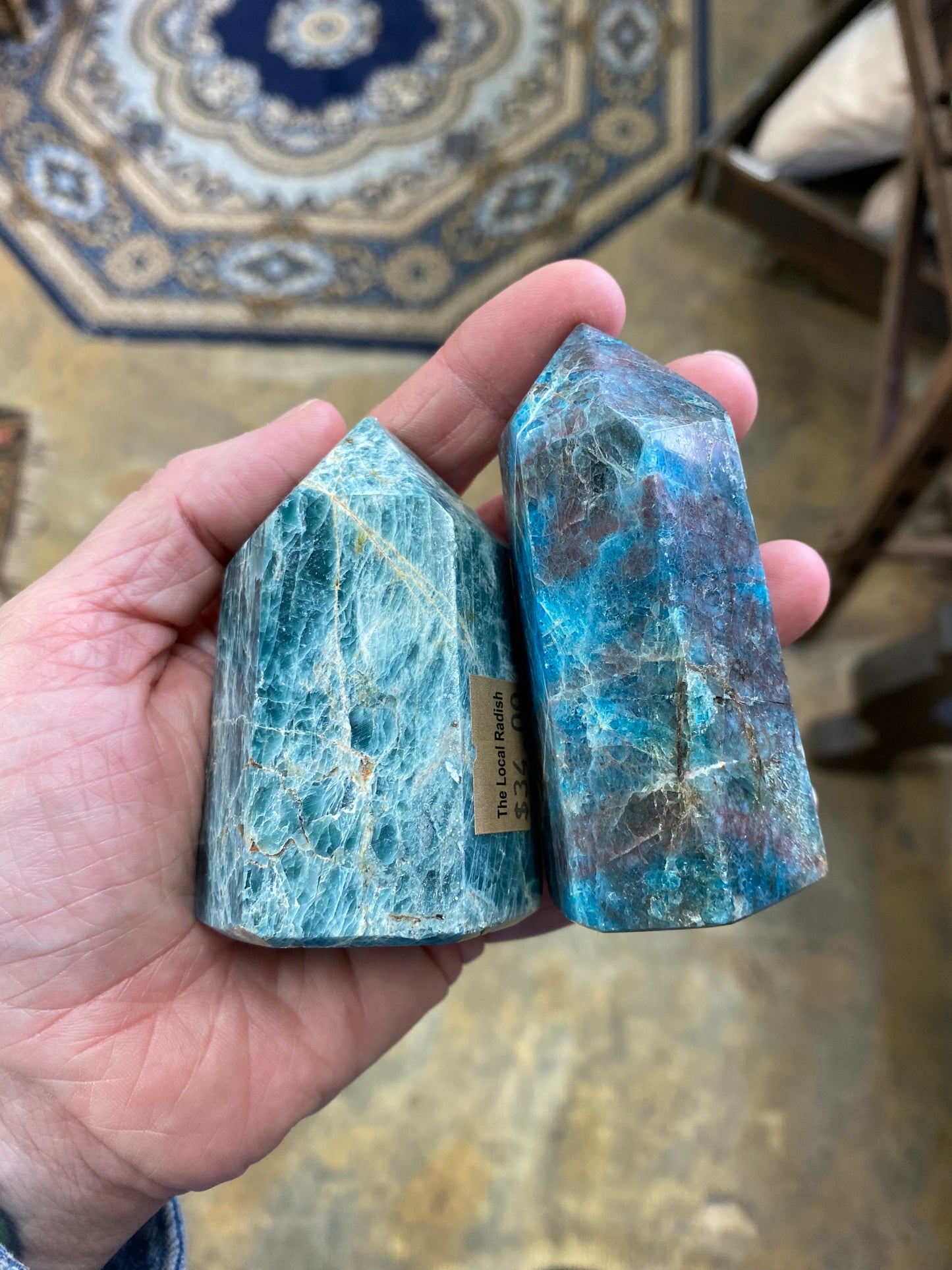 Blue Apatite Tower