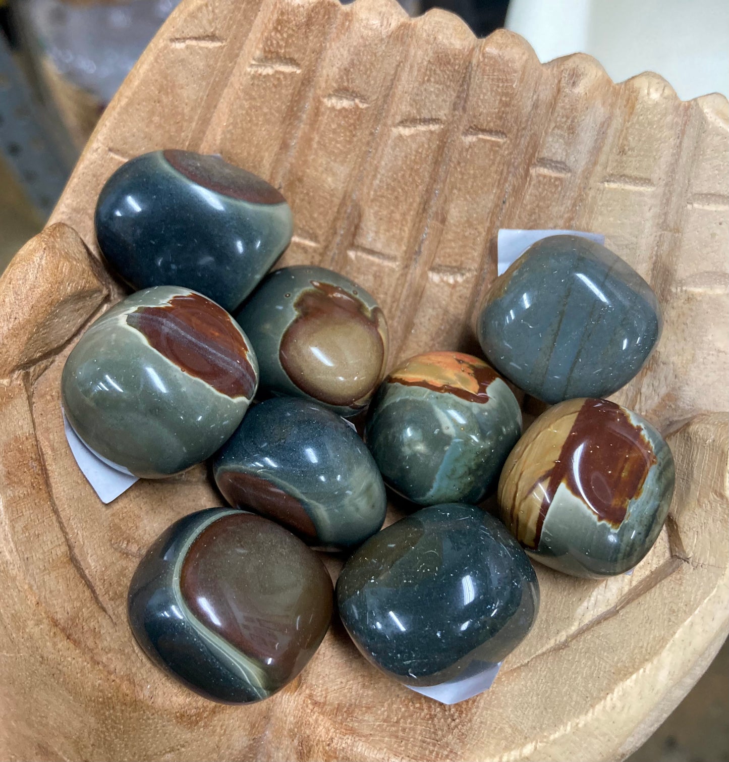 Polychrome Jasper Tumbles