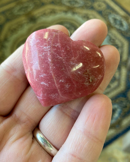 Rhodonite Heart