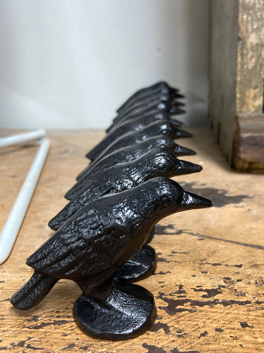 Cast Iron Crow Figure