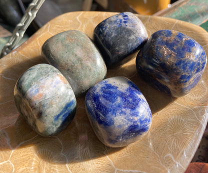 Sodalite Tumbles