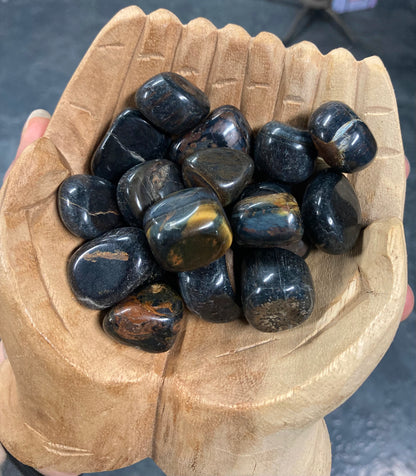 Blue Tigers Eye (Hawk Eye) Tumbles