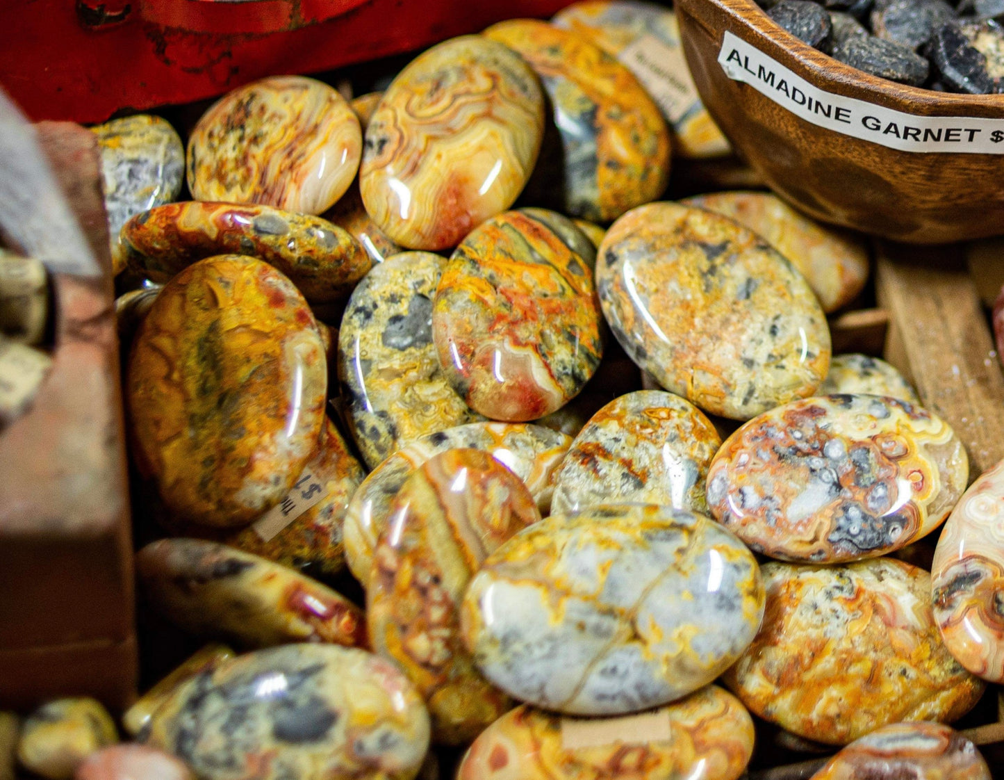 Crazy Lace Agate Palmstones